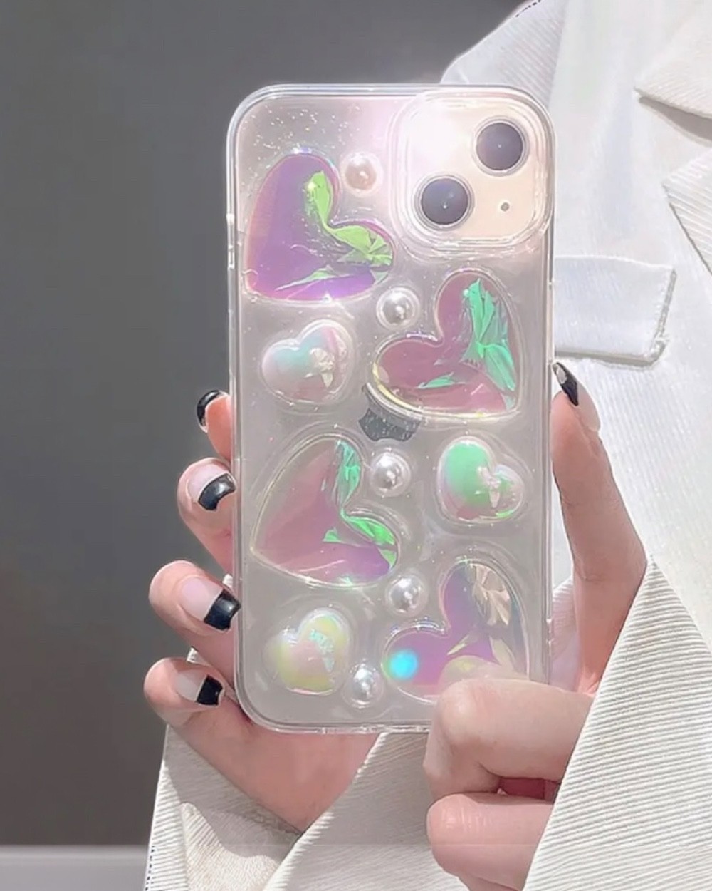 Iphone Uyumlu Hologram Kalpli Kılıf