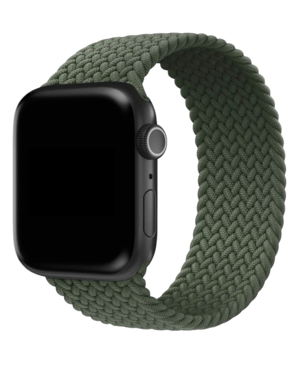 Apple Watch Uyumlu Örgülü Loop Kordon - ÖRGÜLÜ HAKİ