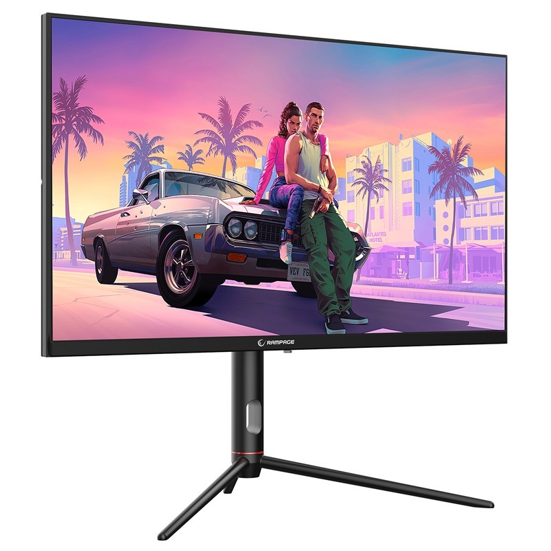 RAMPAGE GLACIER GL27R180Q 27" 180HZ 1MS AUO IPS QHD 2K PİVOT SİYAH OYUNCU MONİTÖRÜ