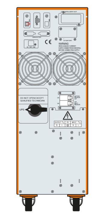 MAKELSAN POWERPACK SE 6KVA 1F/1F (16X9AH) PF;0,9 5/10DK ONLINE UPS