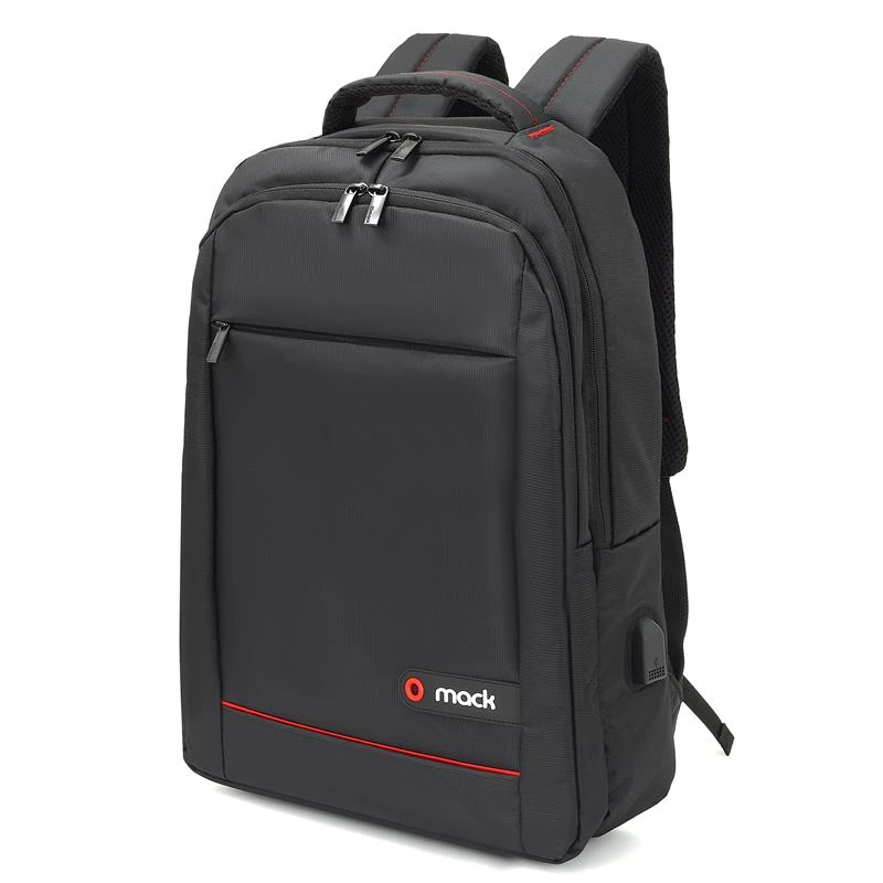 MACK MCC-007 17.3" OFFICE USB GİRİŞLİ NOTEBOOK SIRT ÇANTASI SİYAH