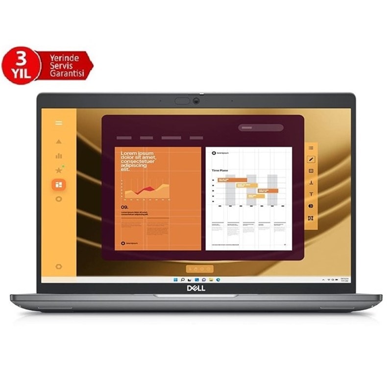 DELL LATITUDE N012L545014_U ULTRA 7 155U 16GB 512SSD 14" UBUNTU Taşınabilir Bilgisayar