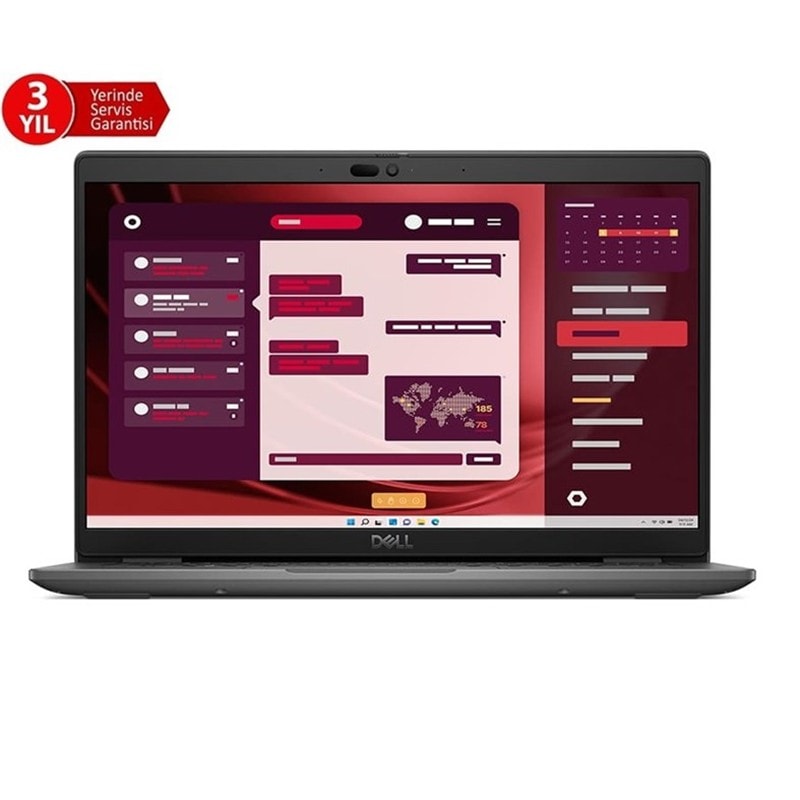 DELL LATITUDE N010L345014_U i7 1355 16GB 512SSD 14" UBUNTU Taşınabilir Bilgisayar