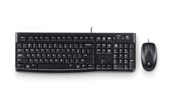 LOGITECH MK120 TR Q USB KABLOLU KLAVYE VE MOUSE SET SİYAH 920-002560