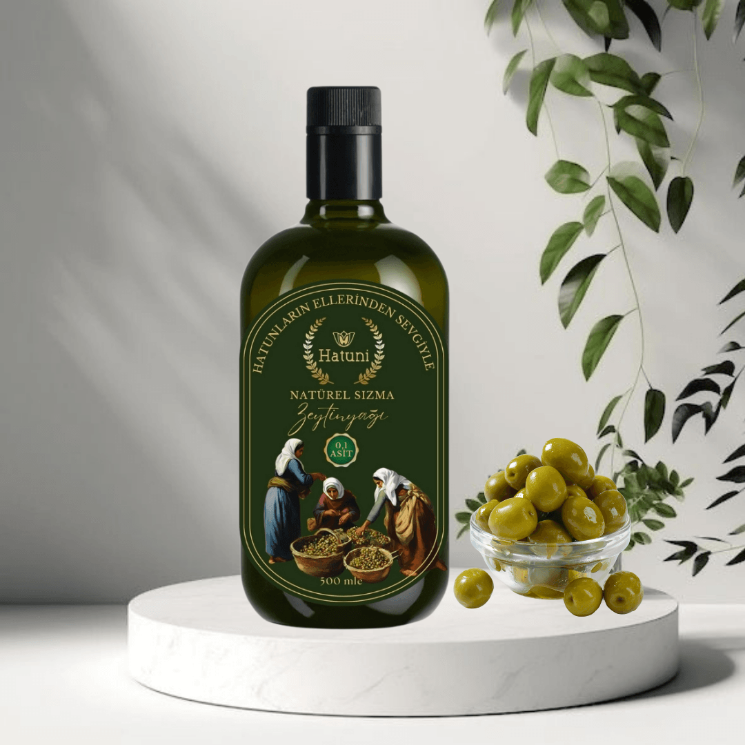 Premium Natürel Sızma Zeytinyağı Biolio Şişe Hediyelik Kutulu ( 500 ml )