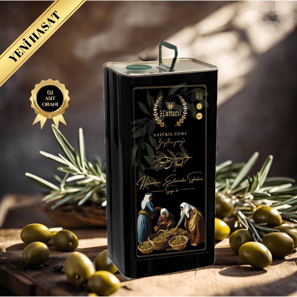 Soğuk Sıkım Naturel Sızma Zeytinyağı TNK ( 3LT )
