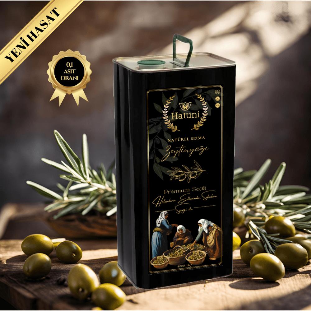 Soğuk Sıkım Naturel Sızma Zeytinyağı TNK( 4LT )