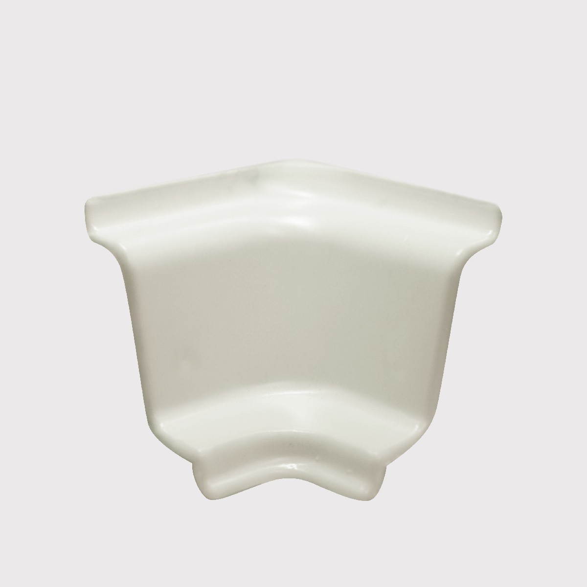 Süpürgelik PVC aparat S İç Köşe Düz Beyaz(50 adet)