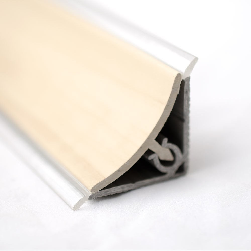 The PVC Baseboard Profile Inner Concave Coated Akça Wood