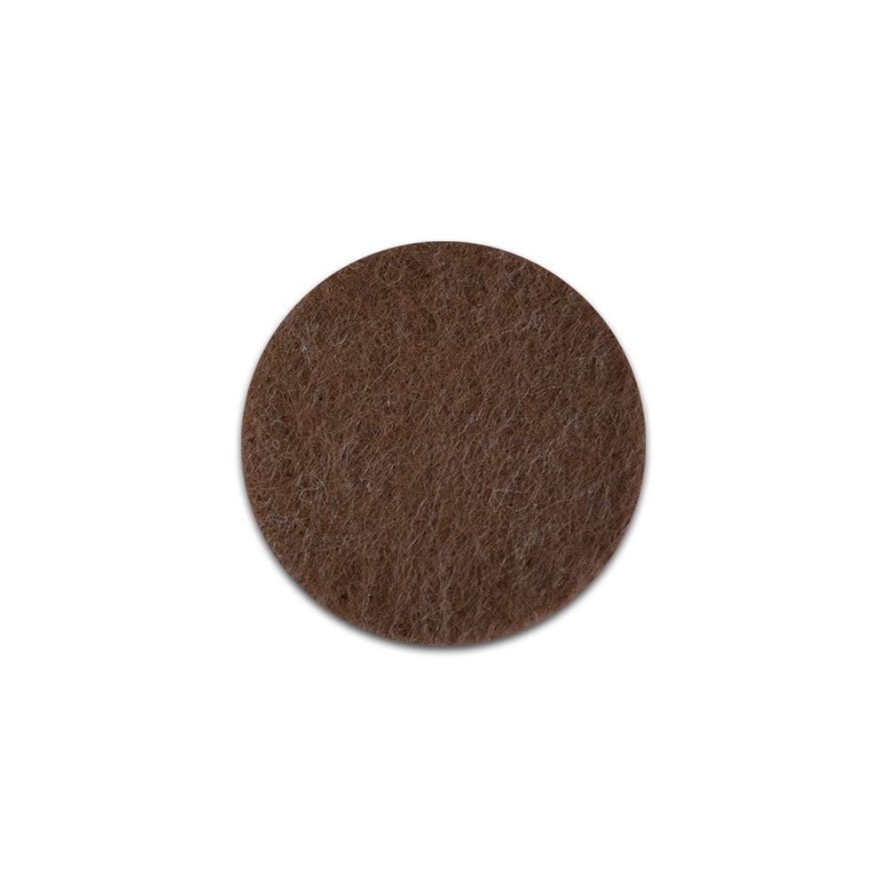 Self-Adhesive Floor Protector Felt, 24 mm, Brown, 28 Pieces