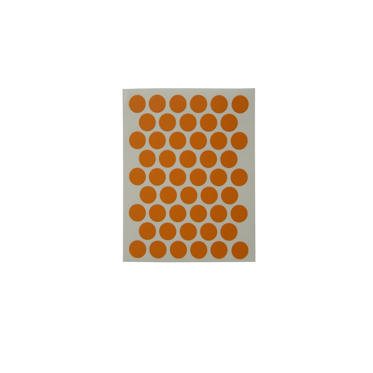 PVC Adhesive Cap Plain Color 14mm Bute Surface STW 31 Orange