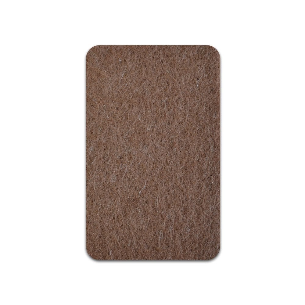 Self-Adhesive Floor Protector Felt, 3.5x5.5 cm, Brown, 10 Pieces