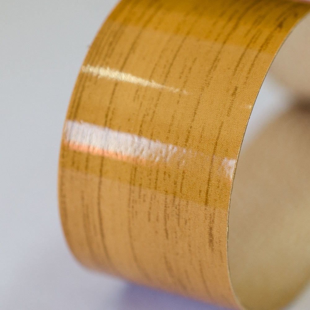 Self-Adhesive PVC Edge Band 22x0.40mm Patterned Color High Gloss Kastamonu Bamboo (50 meters)