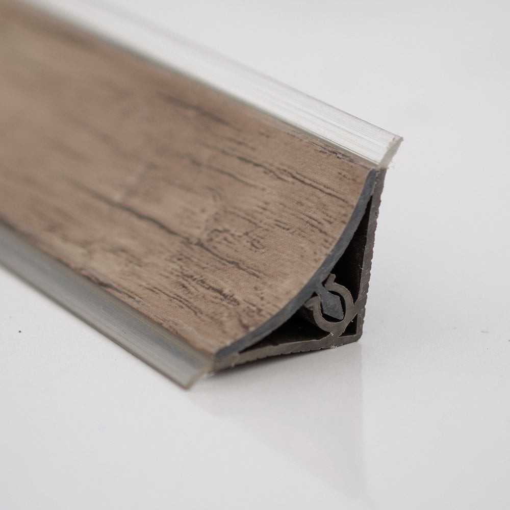 The PVC Baseboard Profile Inner Concave Coated Antique