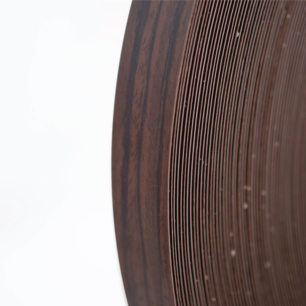 Patterned Adhesive PVC Edge Band 22X0.40mm Patterned Color Straight Surface Kst Ent A373 Latin Walnut (50 Meters)