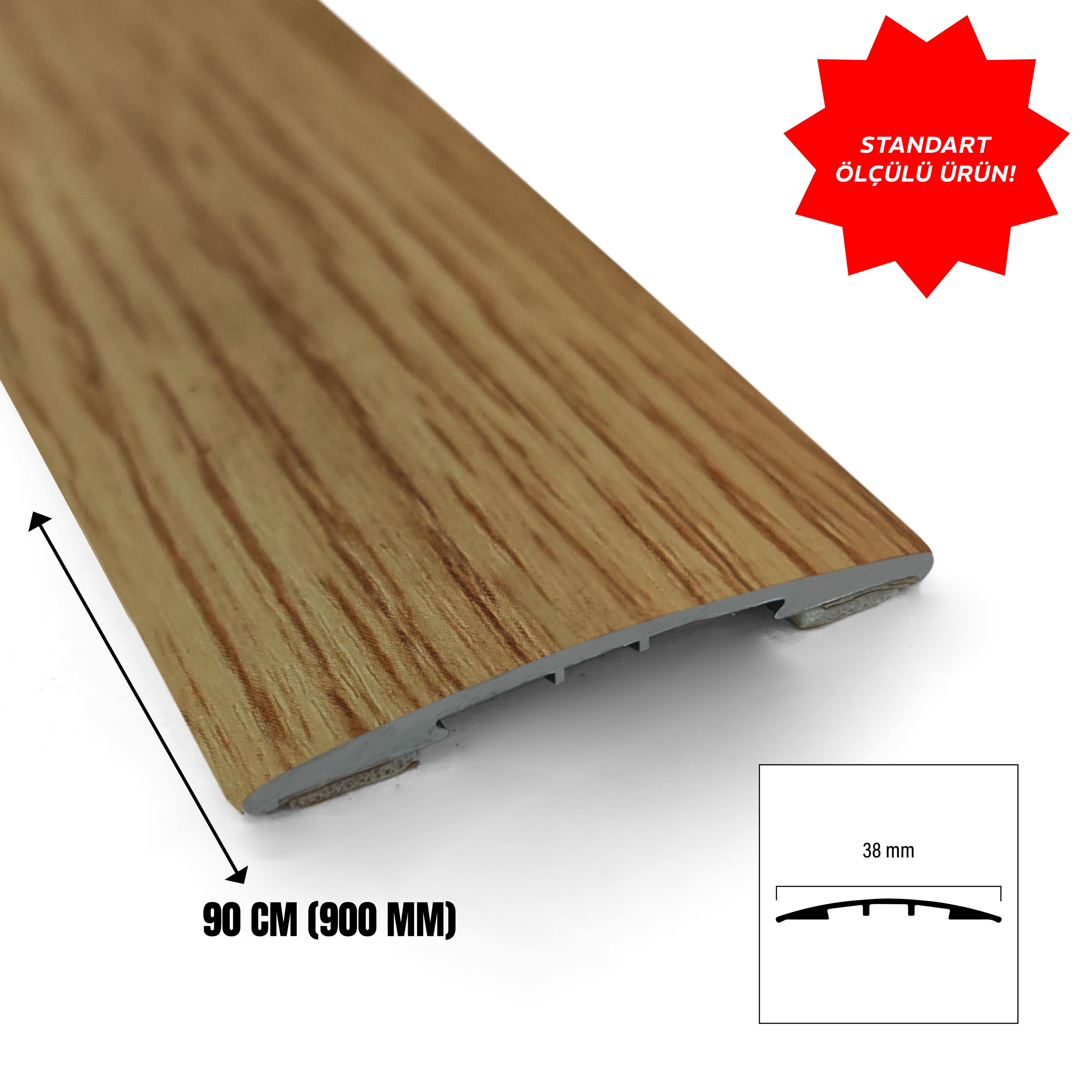 Pvc Kapı Eşik Çıtası 38mm Meşe-113 (90cm)