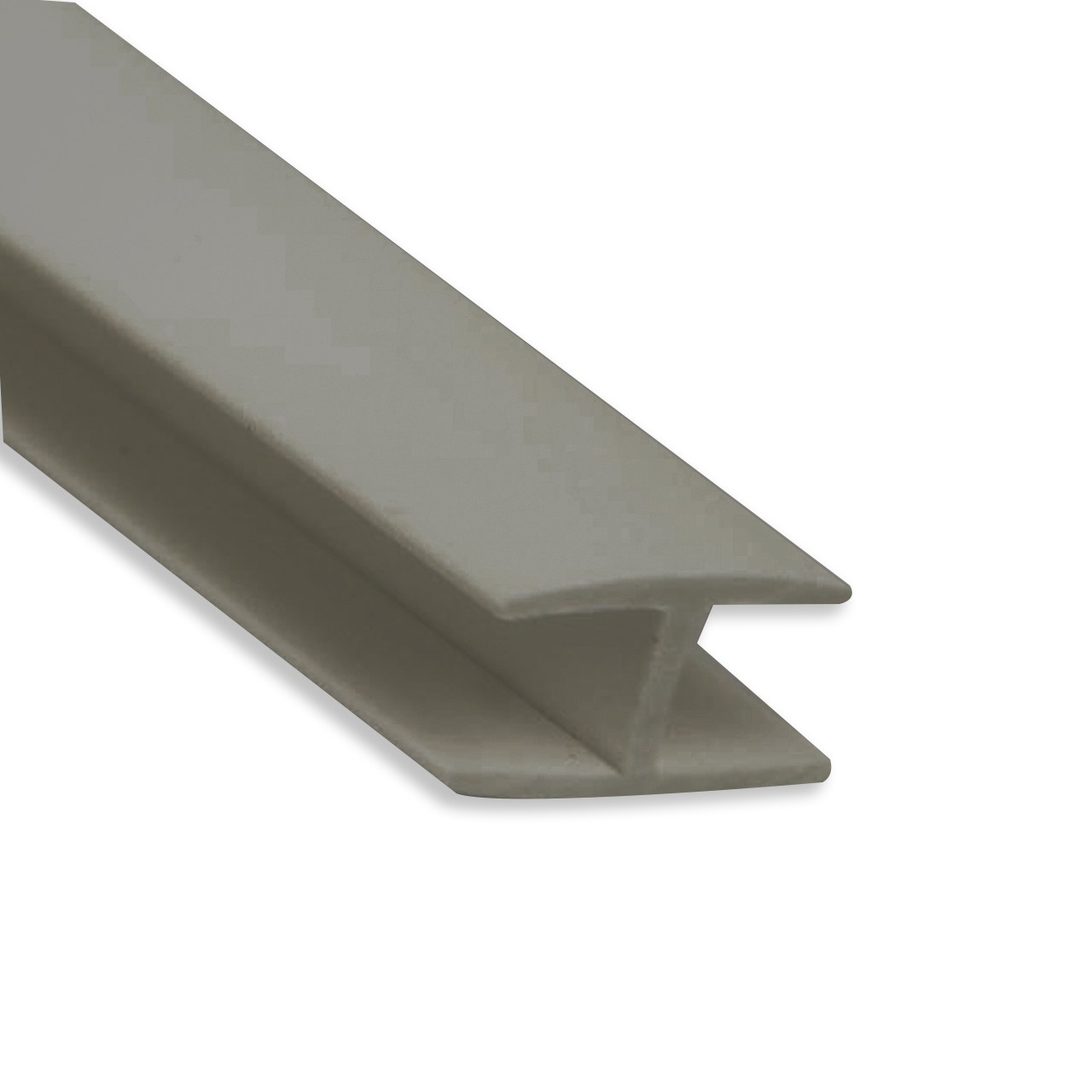 Rigid PVC Joint Profile H4mm Flat Grey