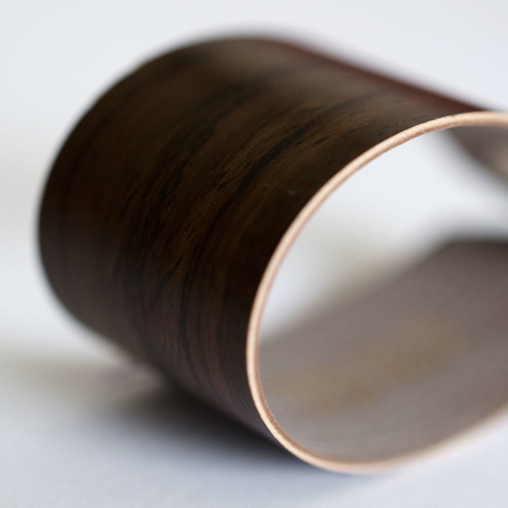 PVC Edge Band 22x0.40mm Patterned Color Smooth Surface Kst Latin Walnut 300 Meters