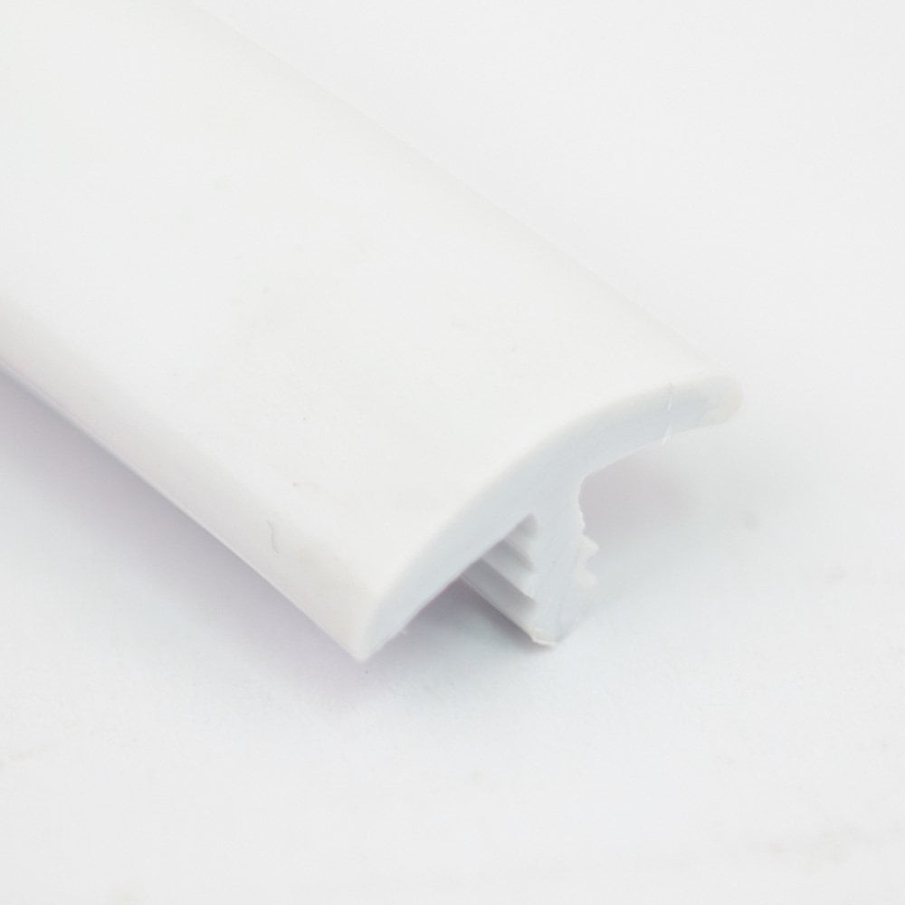 Soft PVC Edge Covering T16mm Plain White