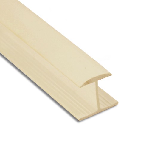 Hard PVC Joint Profile H8mm Straight Beige