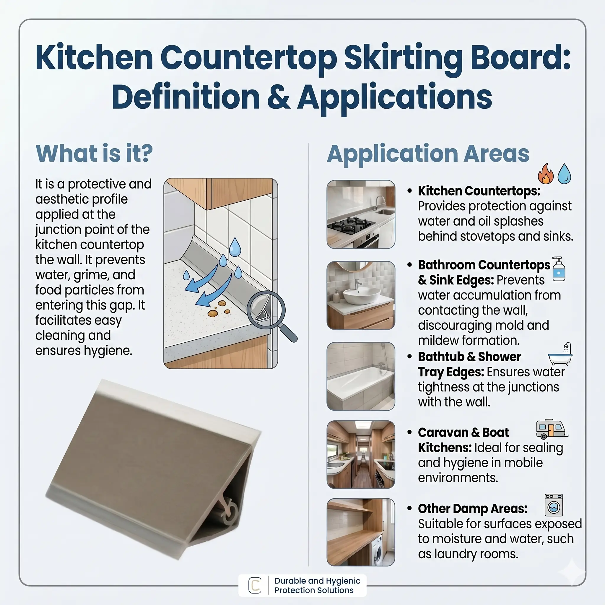Kitchen Worktop Stand What is a Kitchen Worktop Upstand and What Are Its Uses?