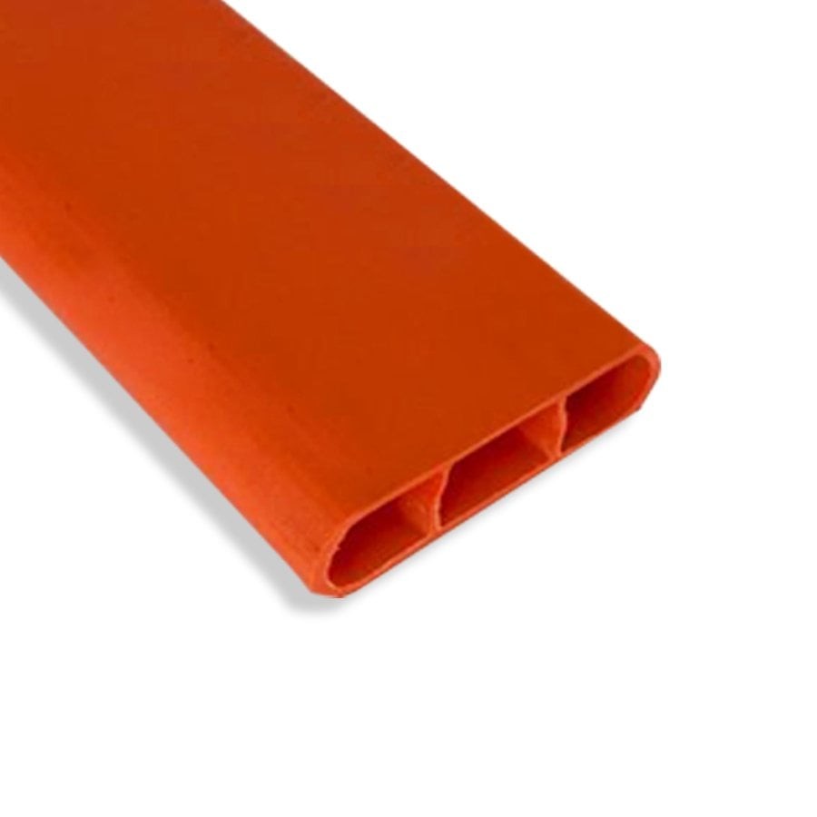 Straight PVC Profile Crib Oval Flat Orange