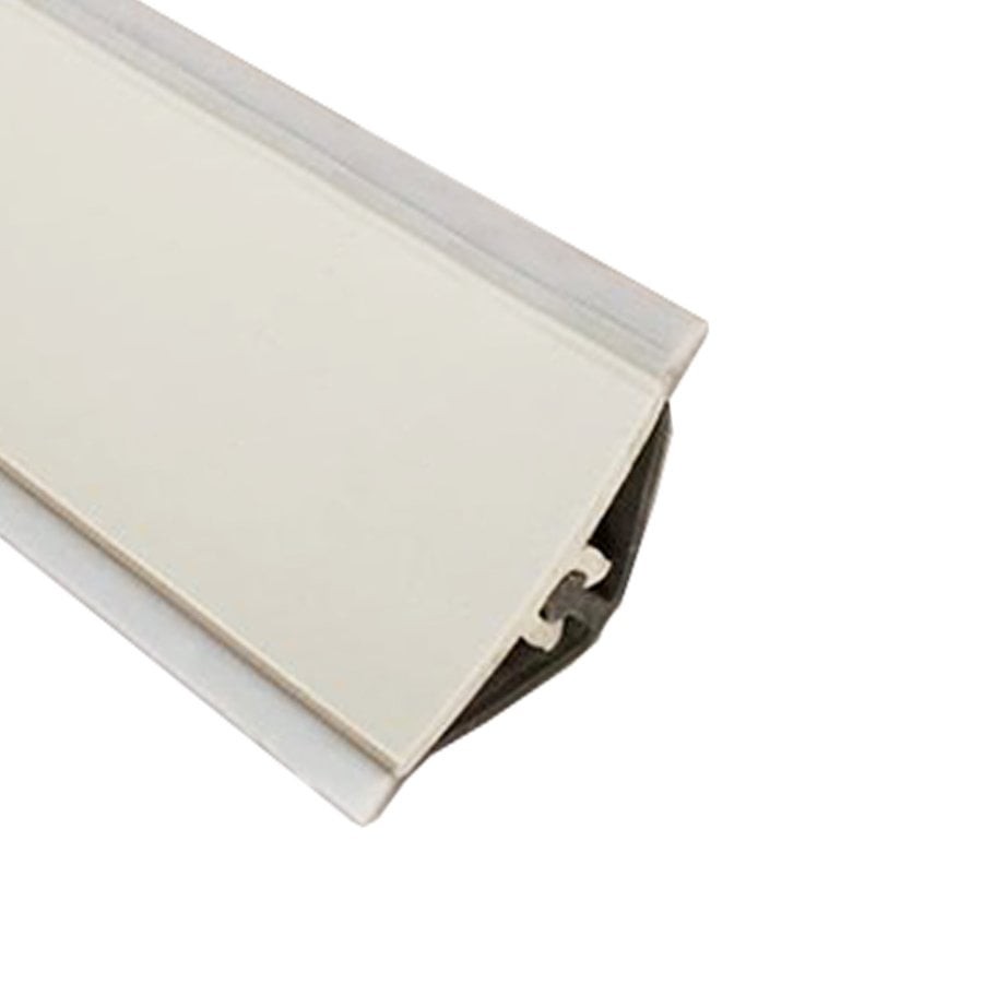 The PVC Baseboard Profile Inner Concave 15x15 Coated HG White