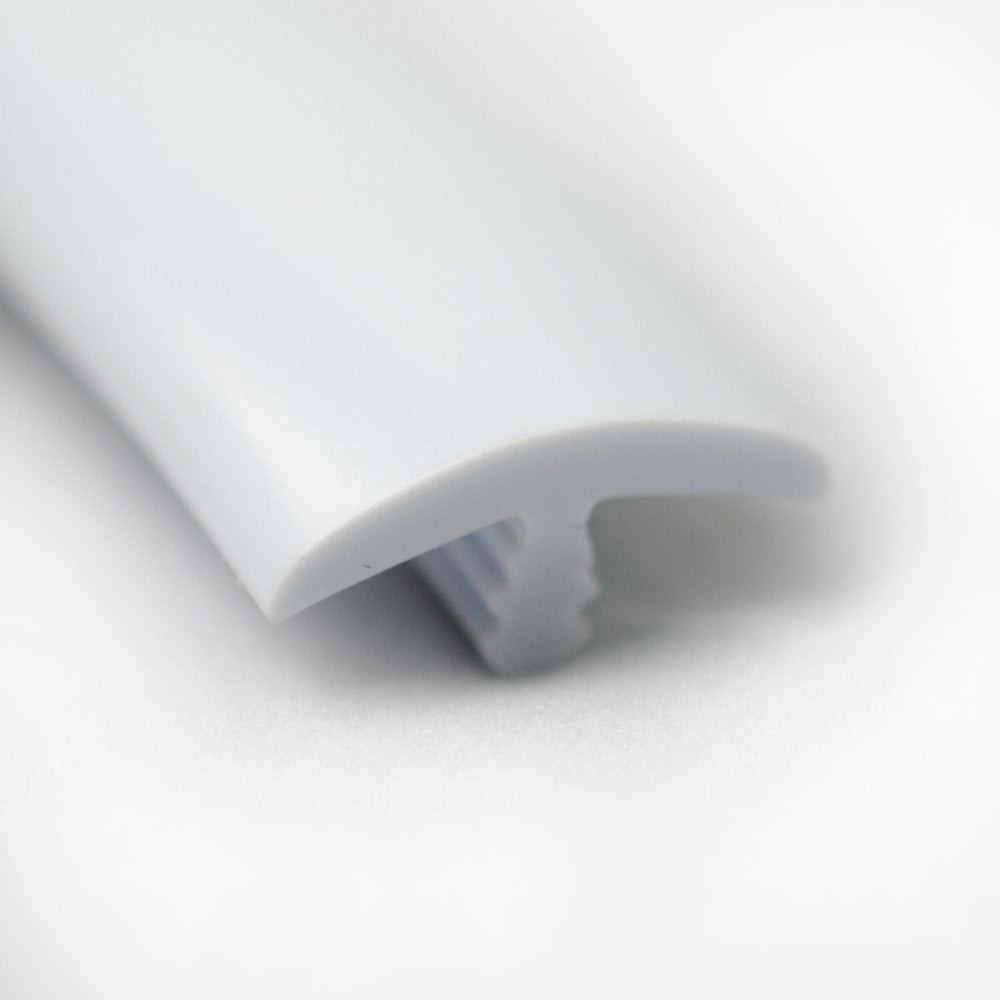 Soft PVC Edge Covering T18mm Plain White