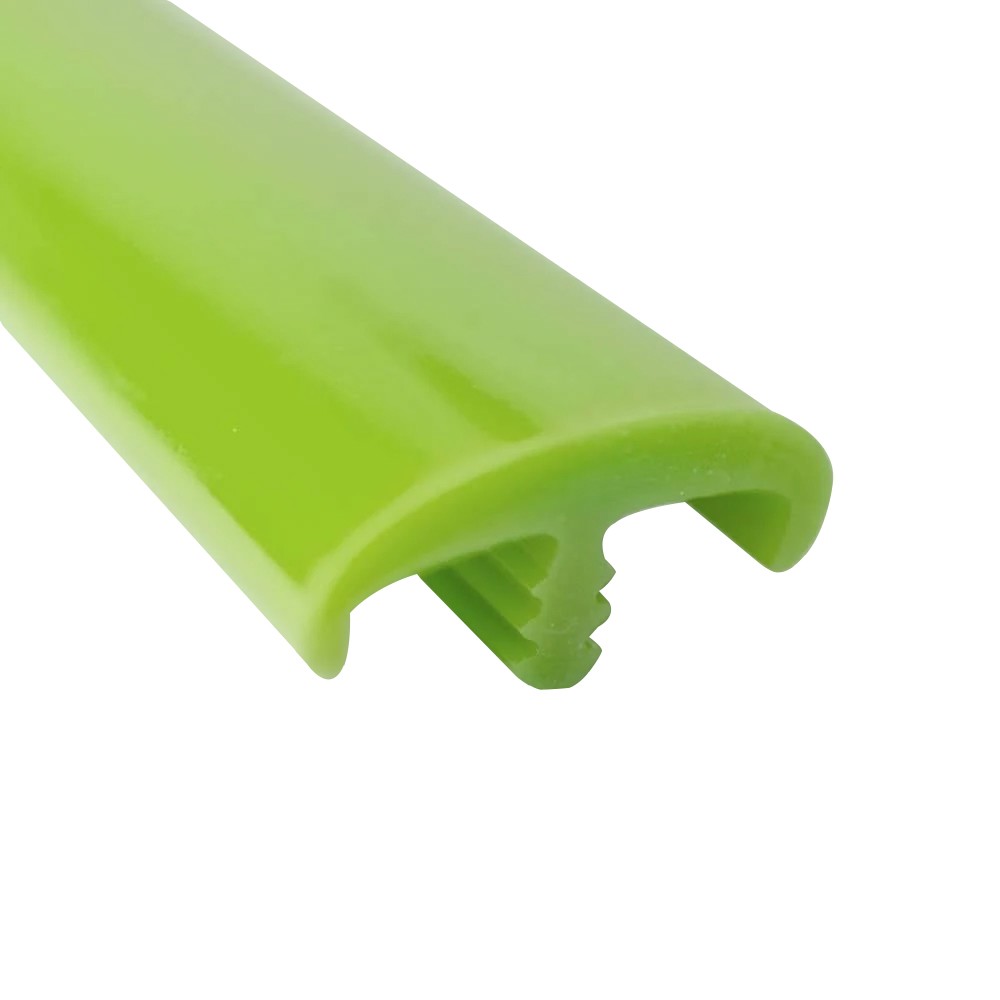 Soft Pvc Edge Covering T Double Nail 18mm Plain Green