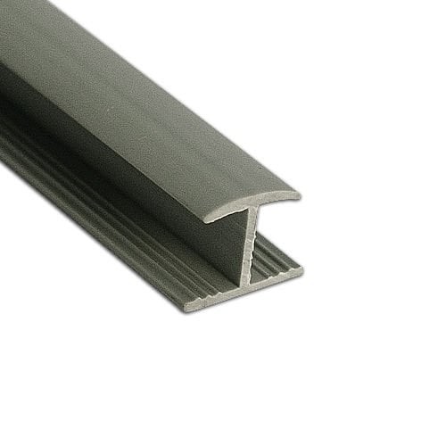 Hard PVC Joint Profile H8mm Straight Gray