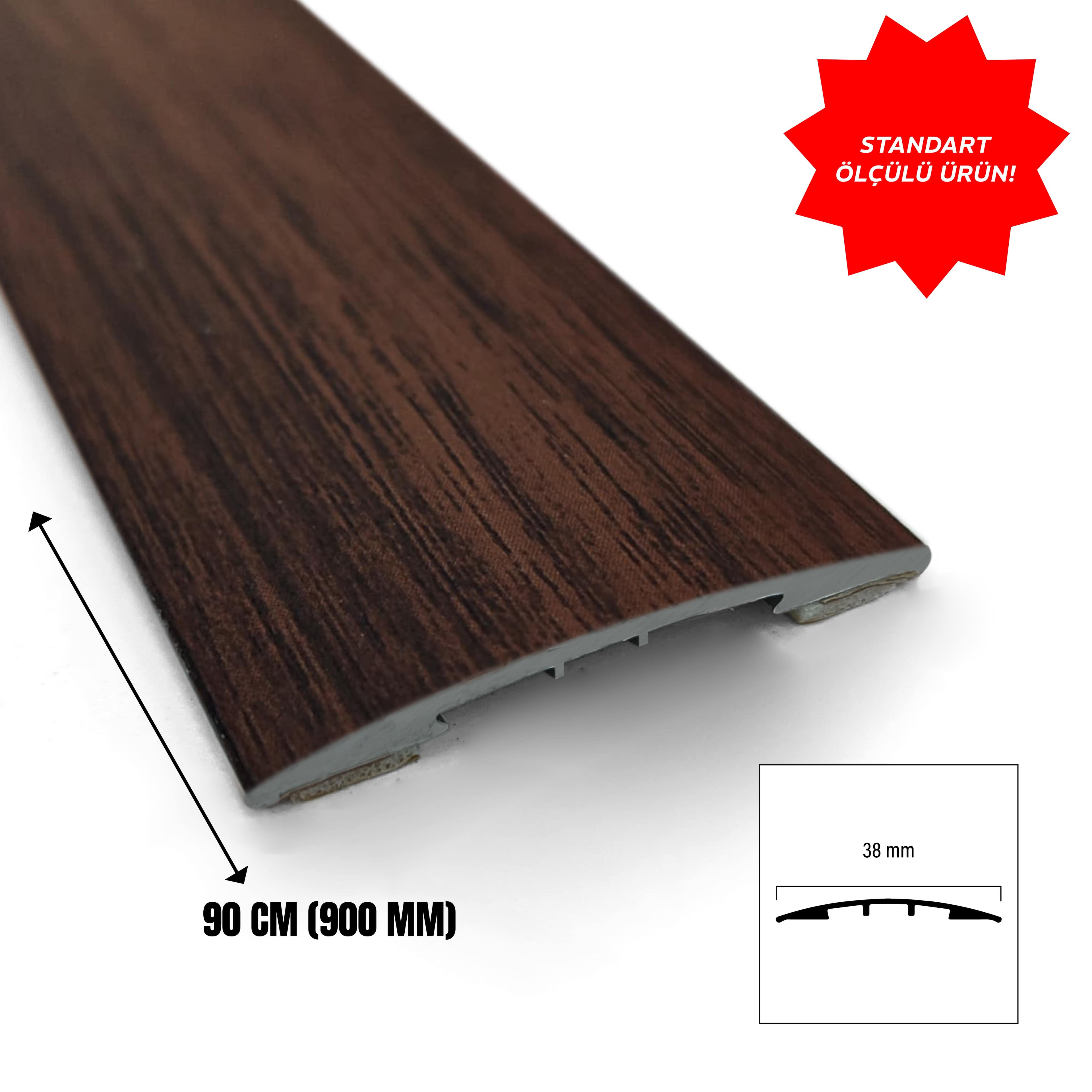 PVC Kapı Eşik Çıtası 38 mm Amerikan Ceviz 108-E(90cm)