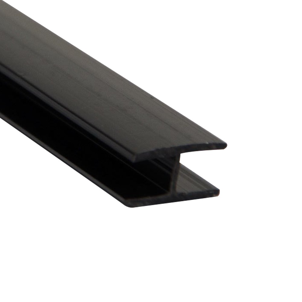 Rigid PVC Joint Profile H3mm Flat Black