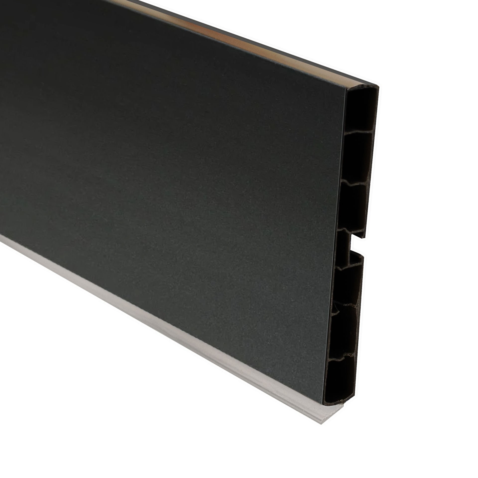 Base PVC Profile 120mm High Gloss Black