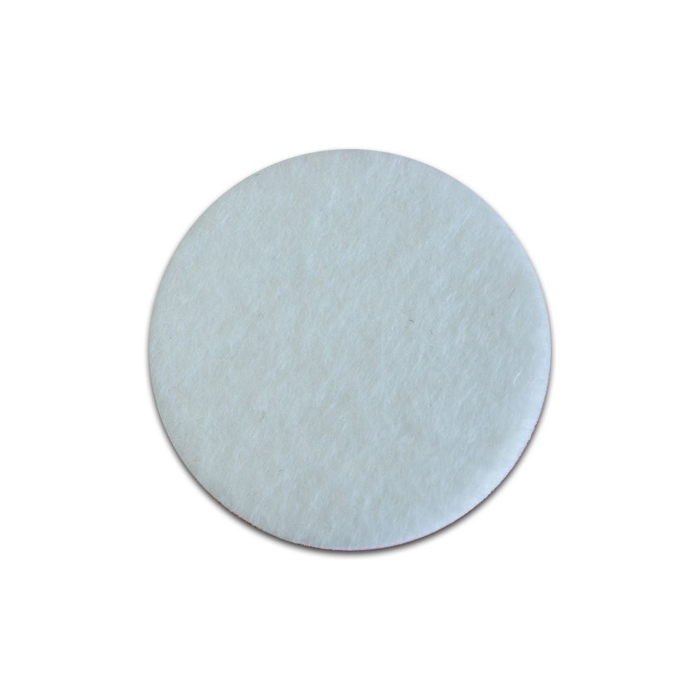 Self-Adhesive Floor Protector Felt, 50 mm, White, 8 Pieces