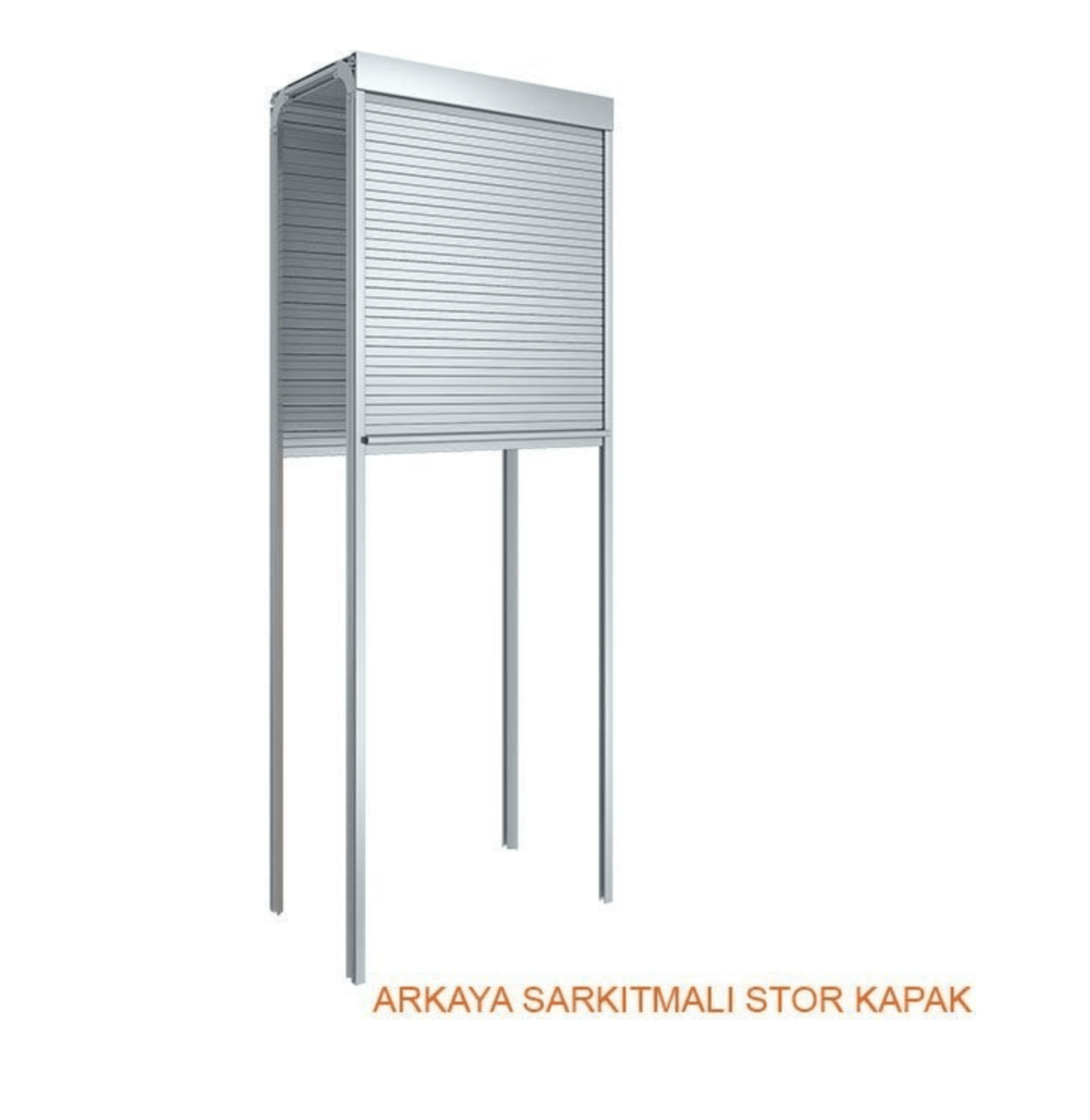 A1 Stor Dolap Kapak Arkaya Dönen Sistem 40x150 cm