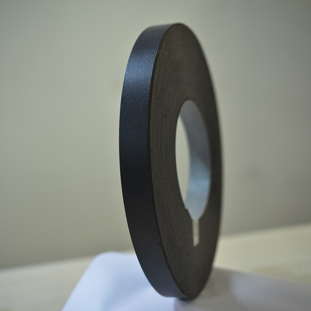  PVC Edge Band 22x2mm Plain Color Bute Black