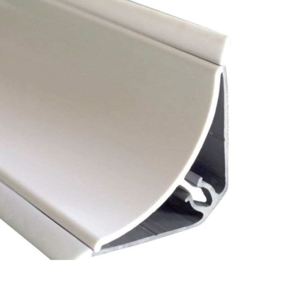 Süpürgelik Pvc Profil 50x50 İç Bükey Düz Beyaz