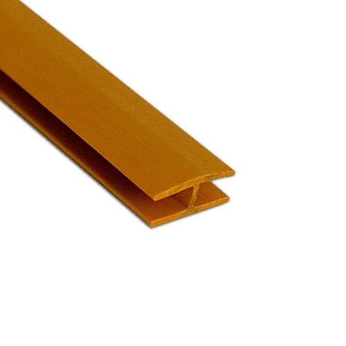 Hard PVC Joining Profile H3mm Brown