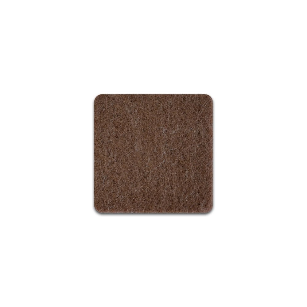 Adhesive Floor Protector Felt 2.5x2.5 cm Brown 32 Pieces