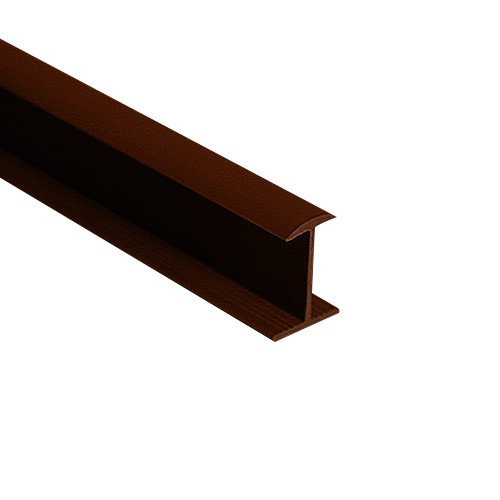 Hard PVC Joining Profile H18mm Plain Walnut