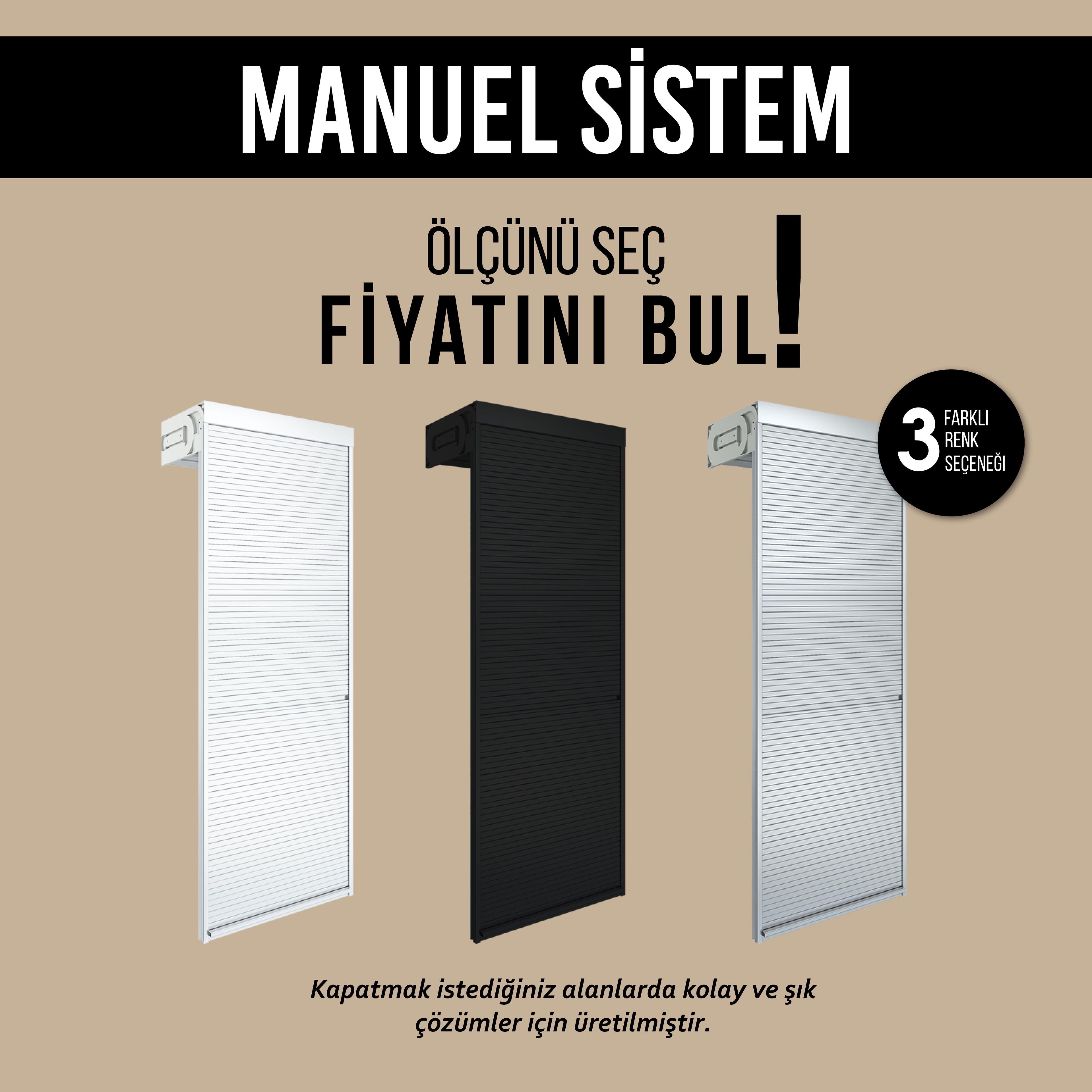Custom-Sized Manual Roller Shutter Cabinet Door System
