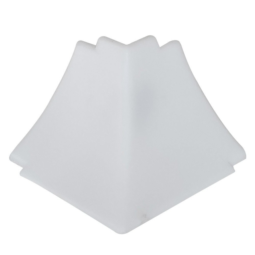 Süpürgelik Pvc Aparat 15X15 İç Bükey Dış Köşe Düz Beyaz(50 adet)