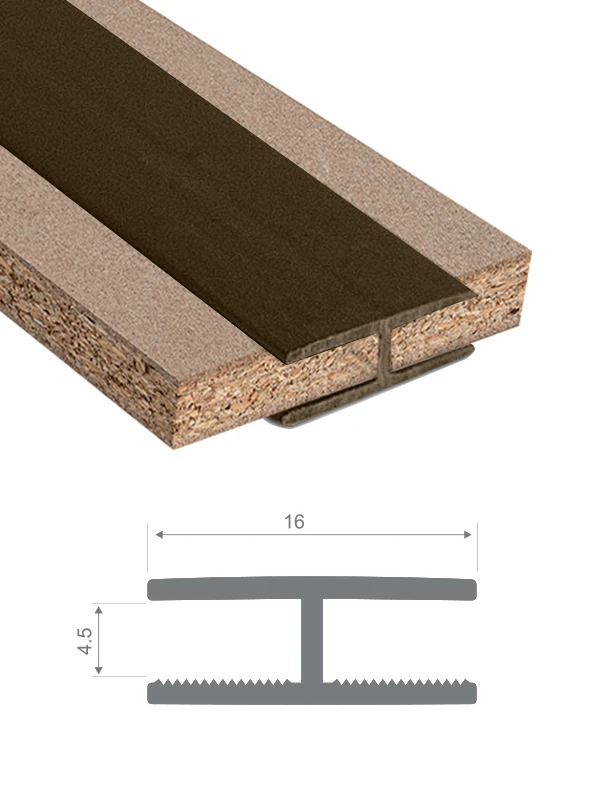 Sert Pvc Birleştirme Profili H4mm Düz Venge