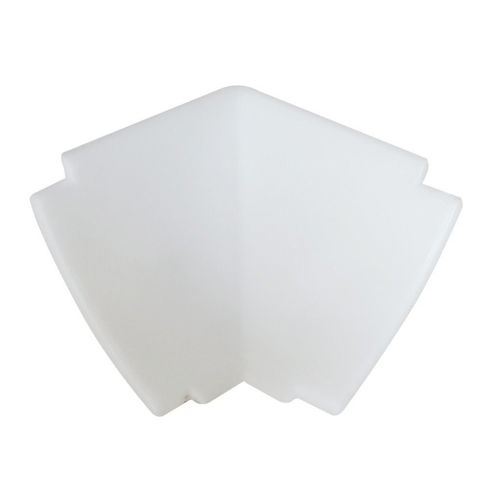 Süpürgelik Pvc Aparat 15X15 İç Bükey İç Köşe Düz Beyaz(50 adet)