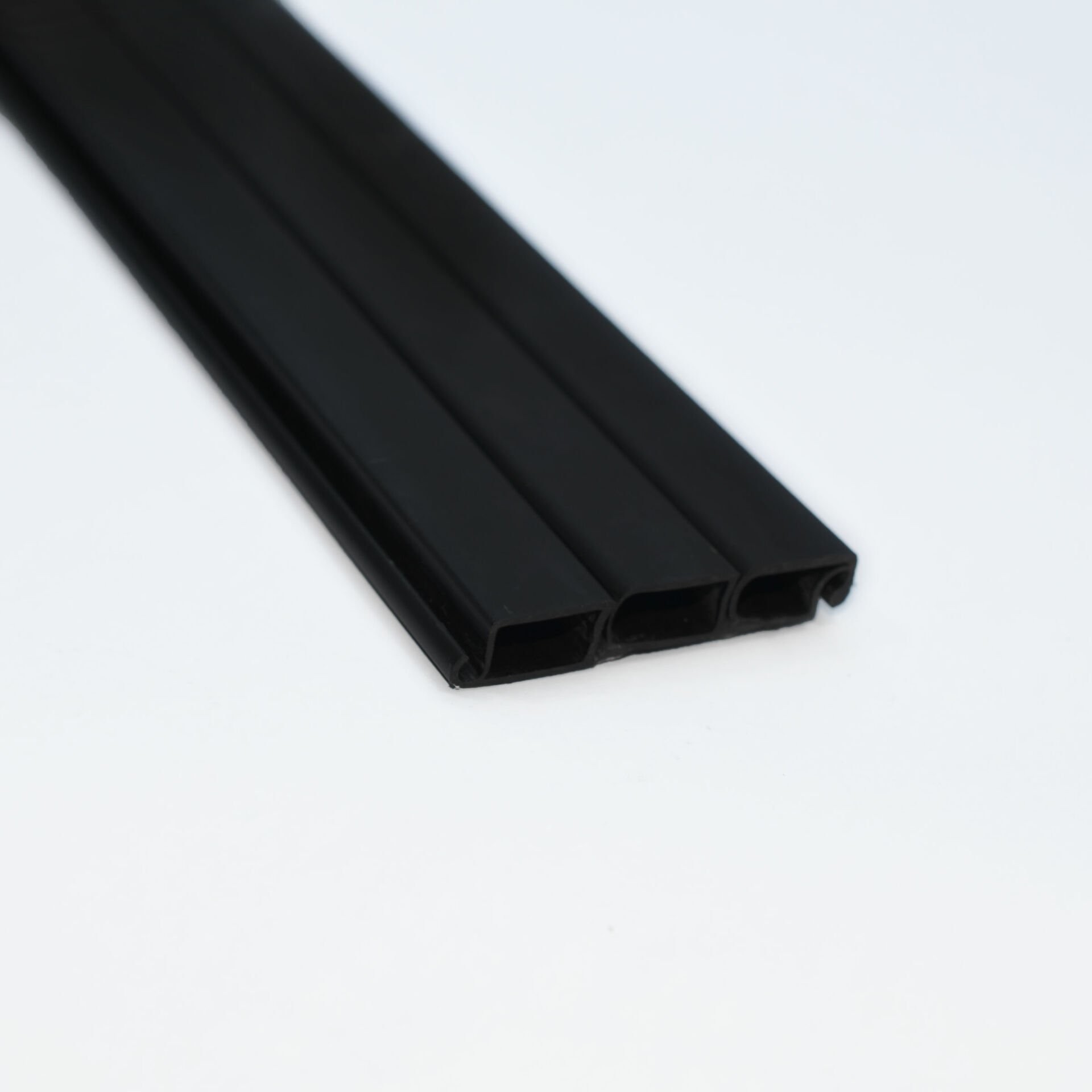 Black Flat PVC Profile for Shutters