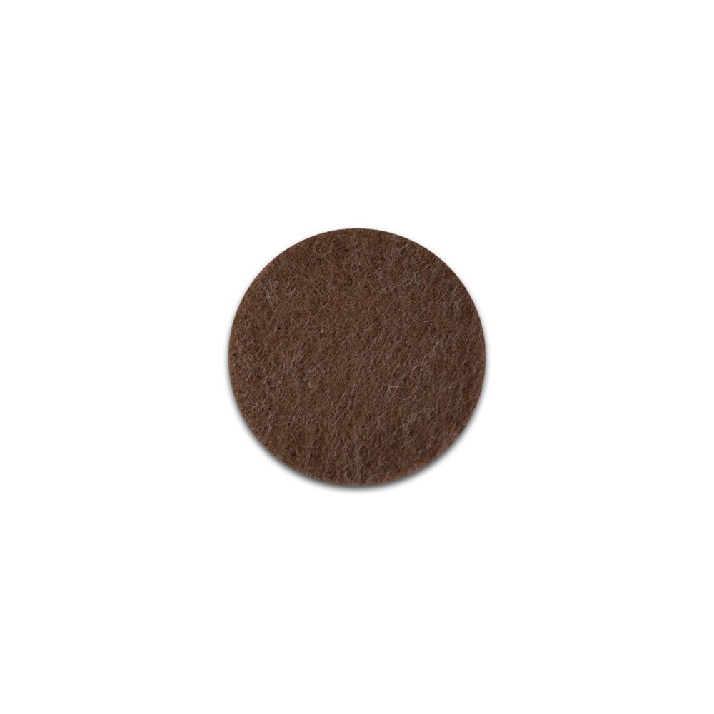 Self-Adhesive Floor Protector Felt, 20 mm, Brown, 50 Pieces