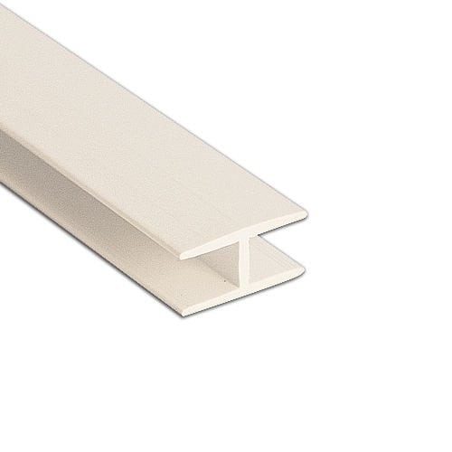 Rigid PVC Joint Profile H4mm Flat White