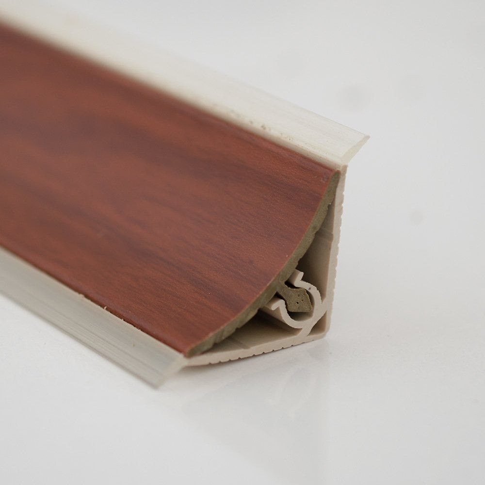 The PVC Baseboard Profile Inner Concave Coated Birch