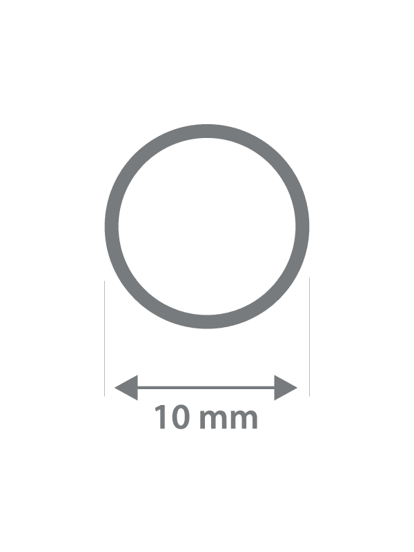 Sert Pvc Profil Beşik 10mm Düz Akça Ağaç