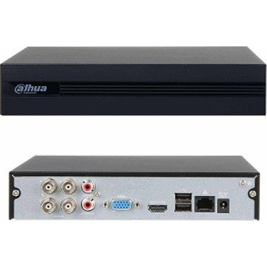 Dahua XVR1B04-I 4 Kanal H.265 4XIP 1XSES 1XVGA 1XHDMI 1080N HDCVI/AHD/TVI/CVBS/IP Dvr Kayıt Cihazı Siyah